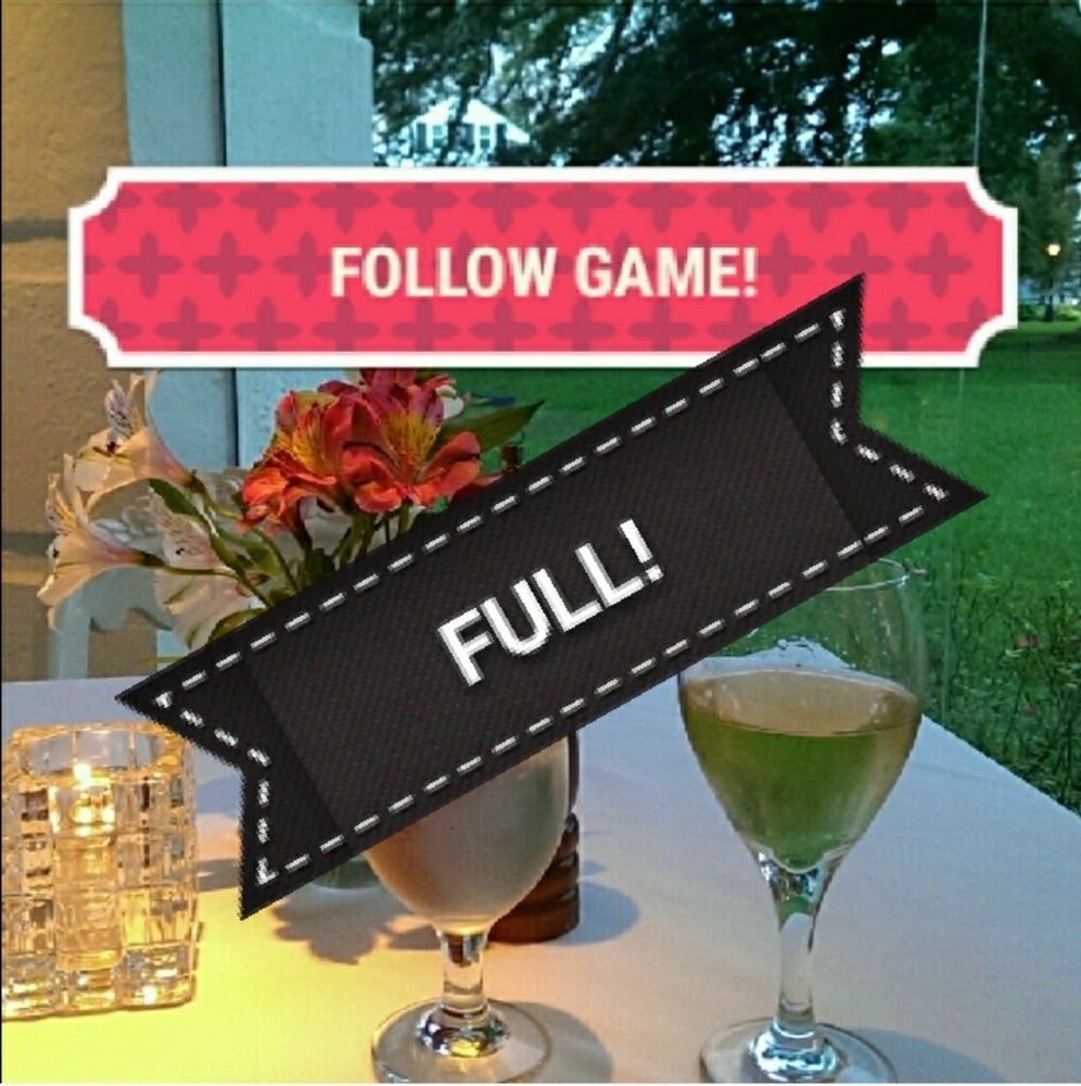 FULL FOLLOW GAME! THANKS EVERYONE!